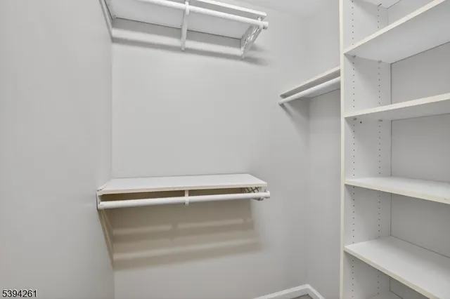 a close view of closet