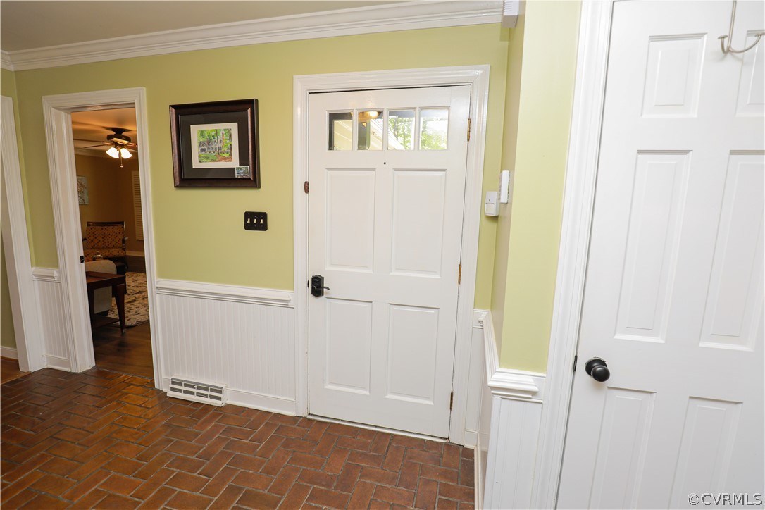 13619 Winterberry Ridge Midlothian, VA 23112 - Photo 2 of 48 a view of a hallway with wooden floor and closet