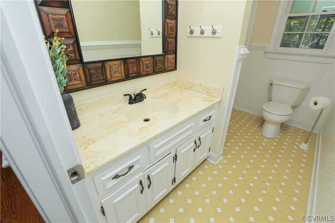 13619 Winterberry Ridge Midlothian, VA 23112 - Photo 36 of 48 a bathroom with a sink a toilet and a mirror