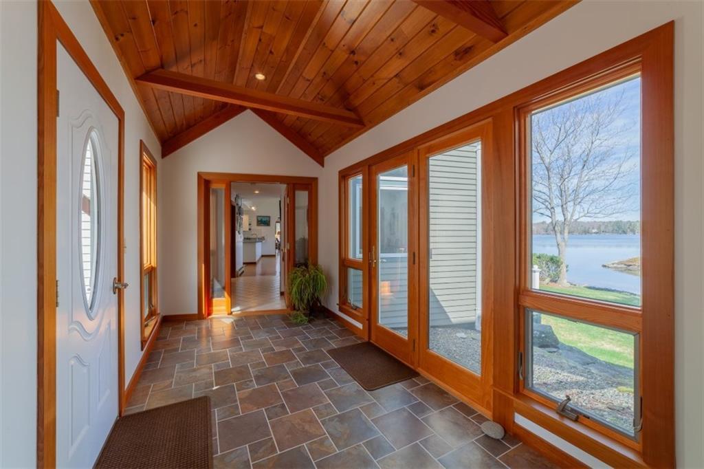 41 Highland Ridge Road Boothbay, ME 04537 - Photo 6 of 22 The breezeway with access to garage...