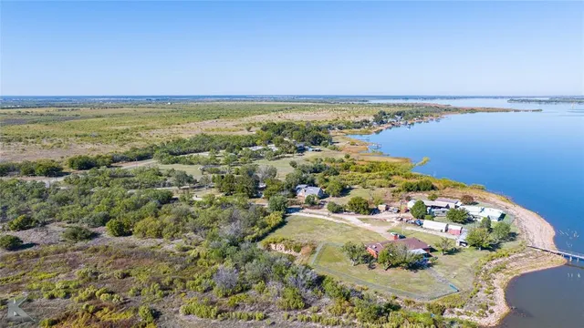 a view of a lake with outdoor space