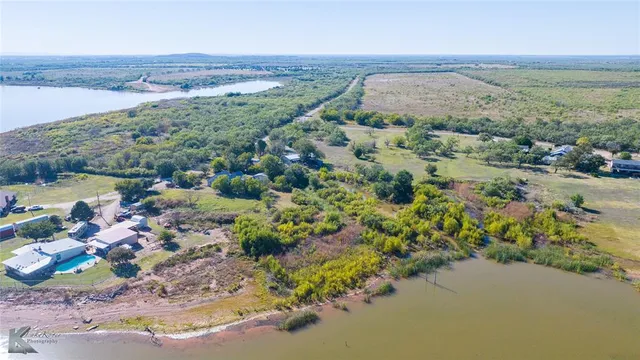 a view of a lake with a mountain in the background