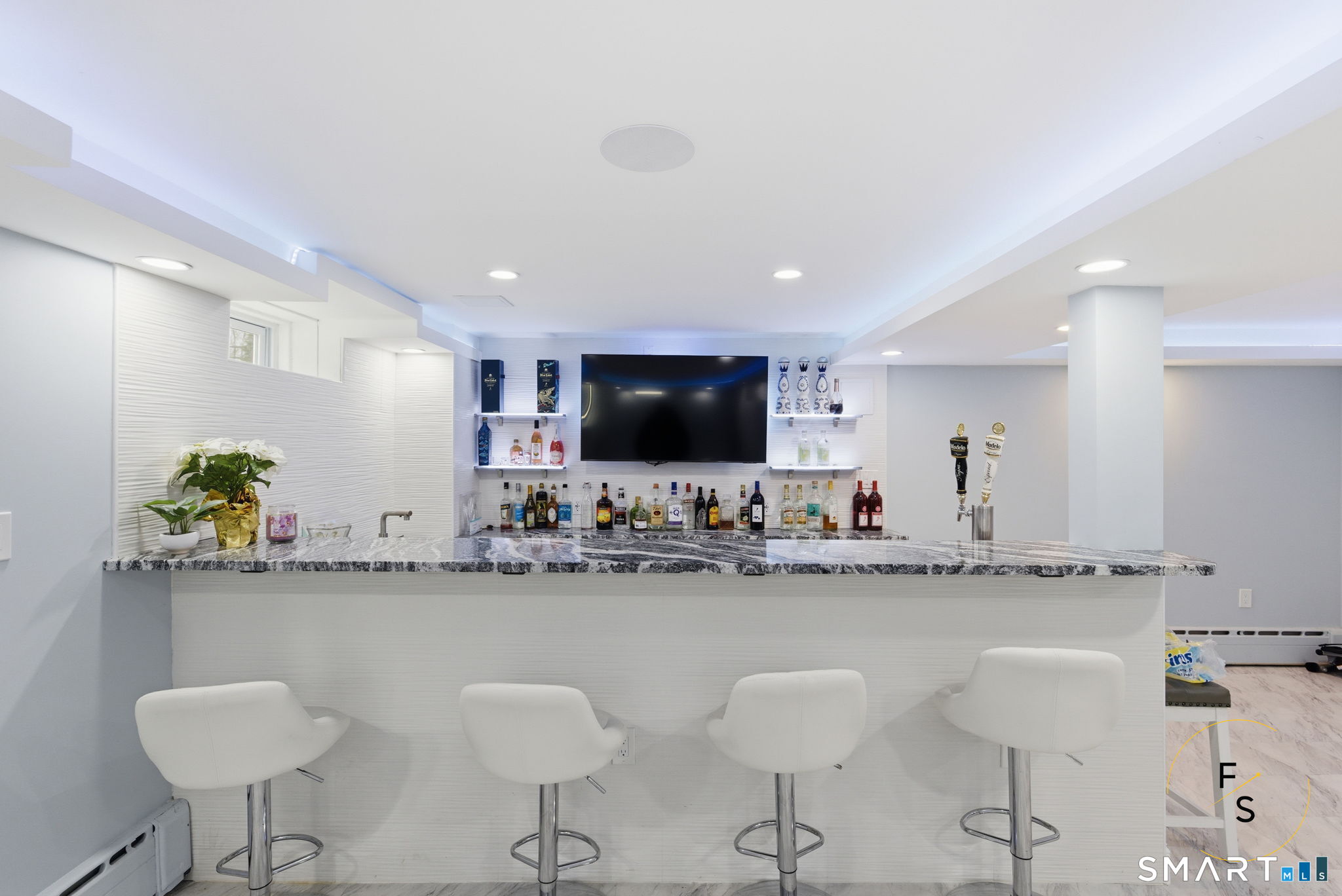 508 Highland Street Wethersfield, CT 06109 - Photo 27 of 39 a kitchen with stainless steel appliances granite countertop a sink and a white cabinets