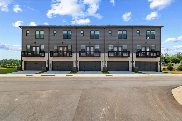 a view of a house with a patio