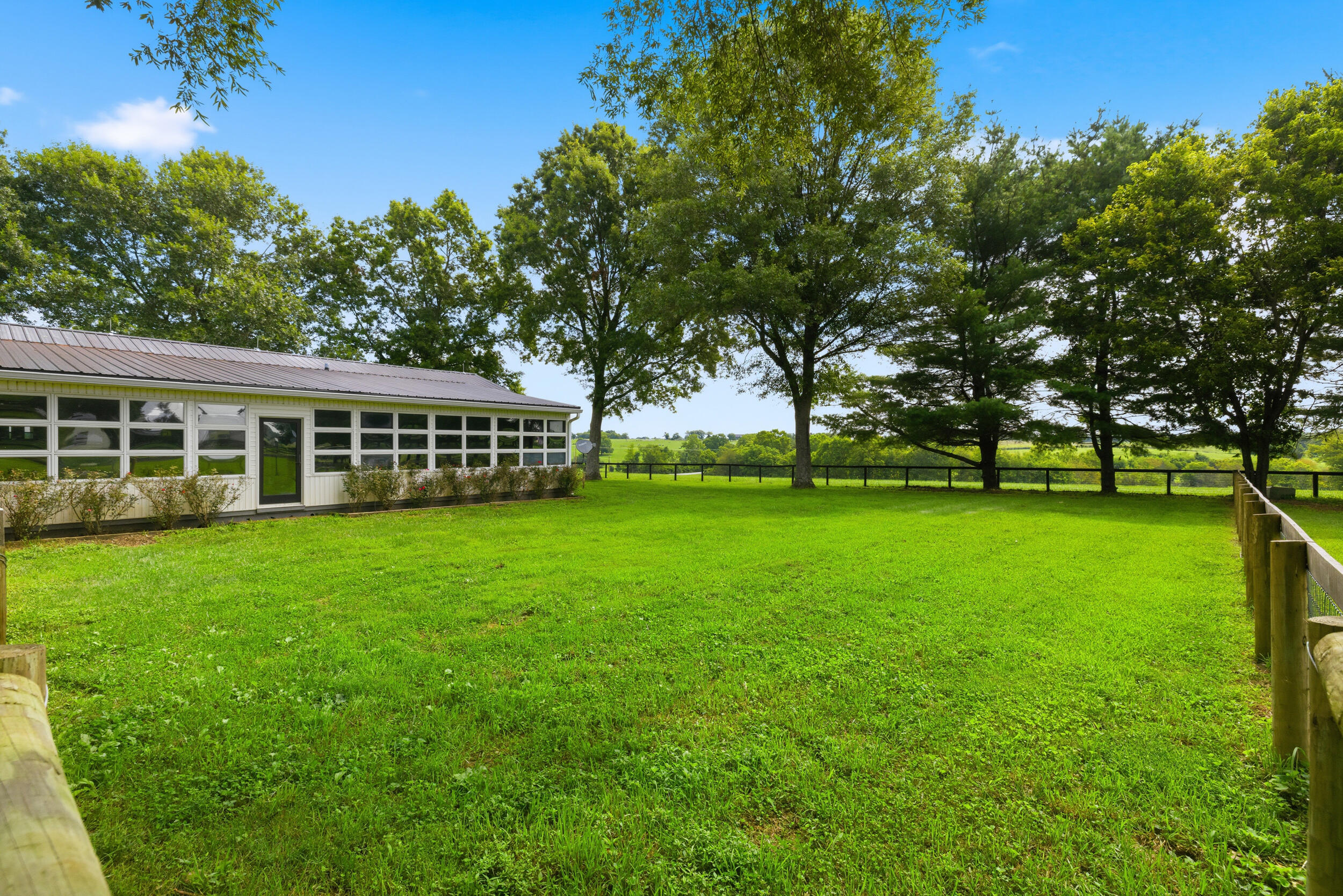 3945 West Leestown Road Midway, KY 40347 - Photo 37 of 120 fully fenced backyard