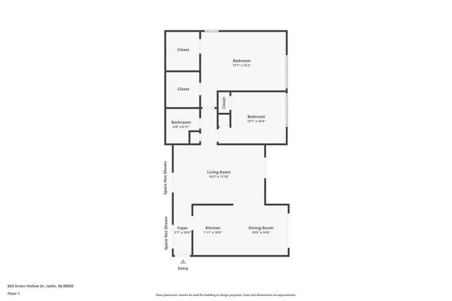$365,000 | 603 Green Hollow Drive, Unit 603, Iselin, NJ 08830