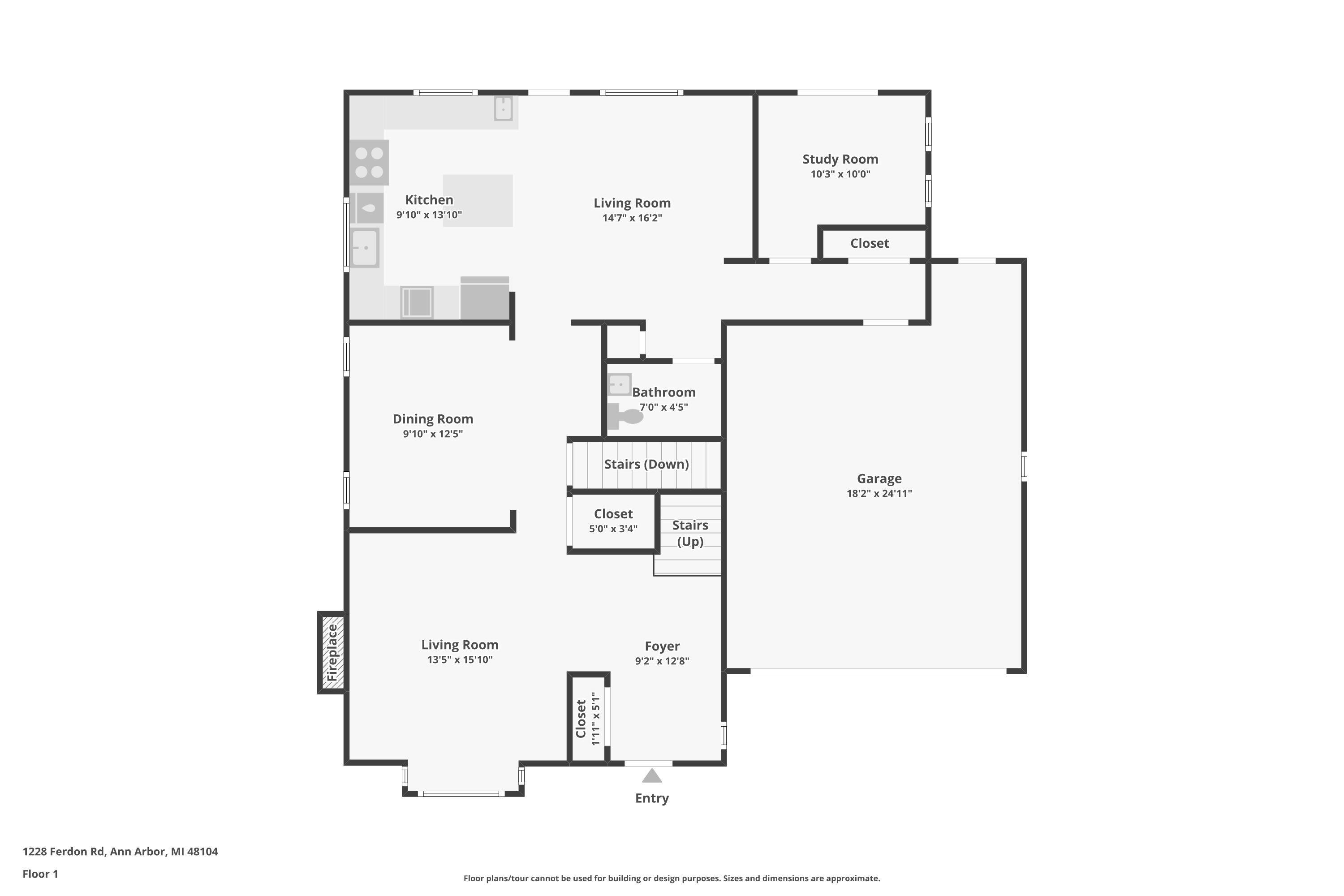1228 Ferdon Road Ann Arbor, MI 48104 - Photo 45 of 47 2-floor-1