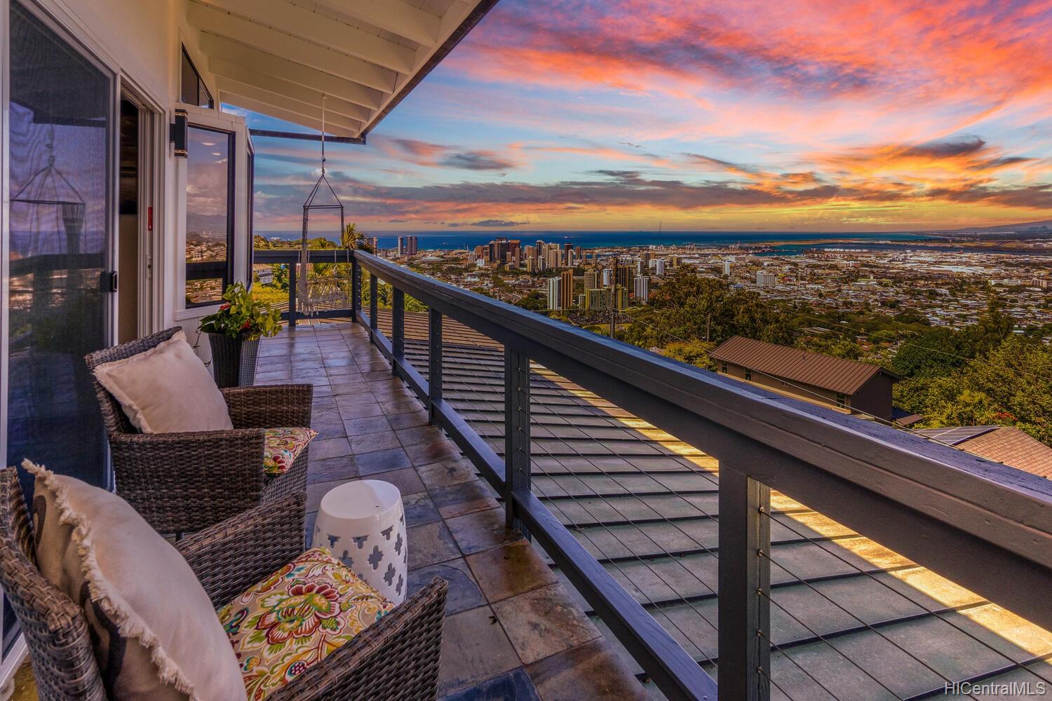 Witness spectacular sunsets from every level.