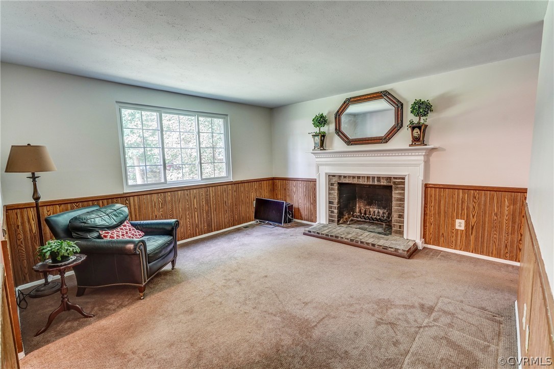 10411 Antwerp Road North Chesterfield, VA 23235 - Photo 17 of 36 Family Room with Wood Burning Fireplace