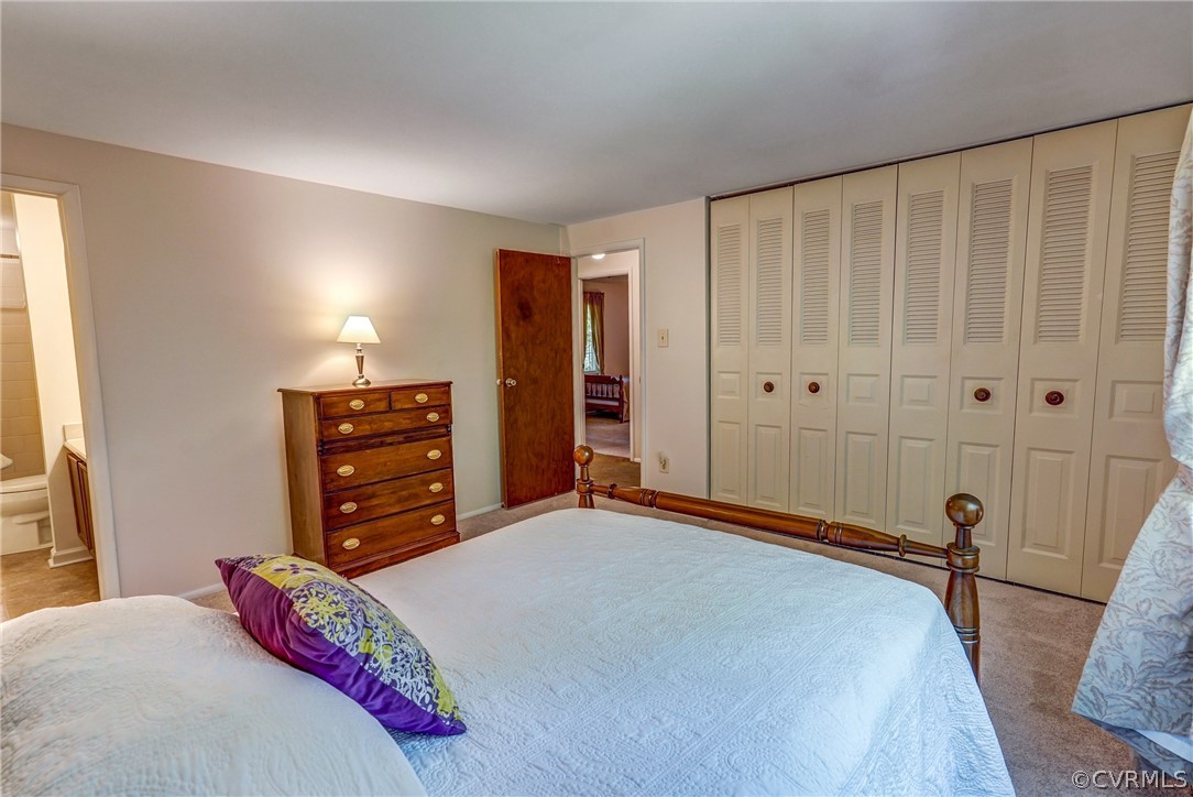 10411 Antwerp Road North Chesterfield, VA 23235 - Photo 23 of 36 Master Bedroom with Door to Attached Full Bath
