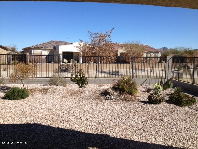 17902 West Verdin Road Goodyear, AZ 85338 - Photo 9 of 10 a view of a backyard