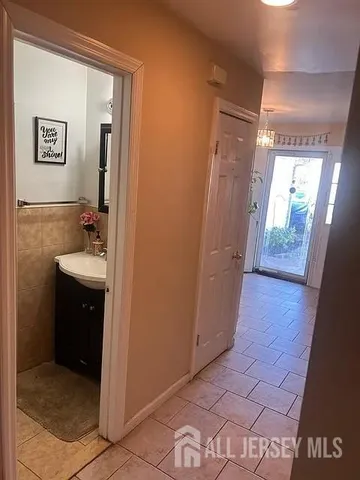 a bathroom with a sink and toilet