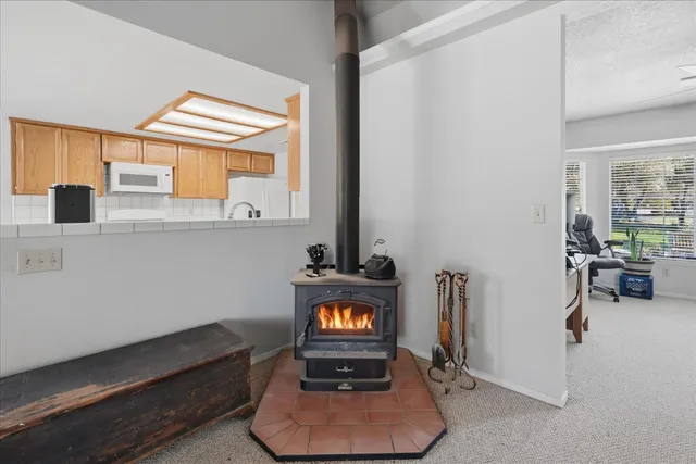 a room with furniture and gym equipment