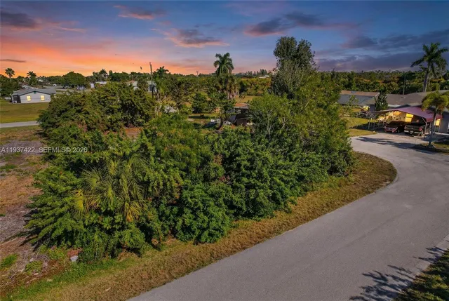 a view of a city street from a building