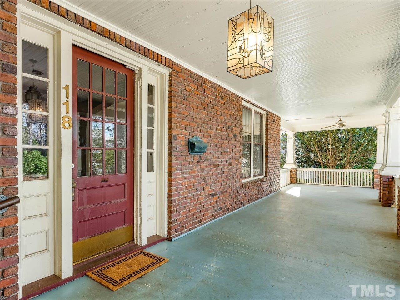 118 Hawthorne Road Raleigh, NC 27605 - Photo 3 of 42 a view of front door