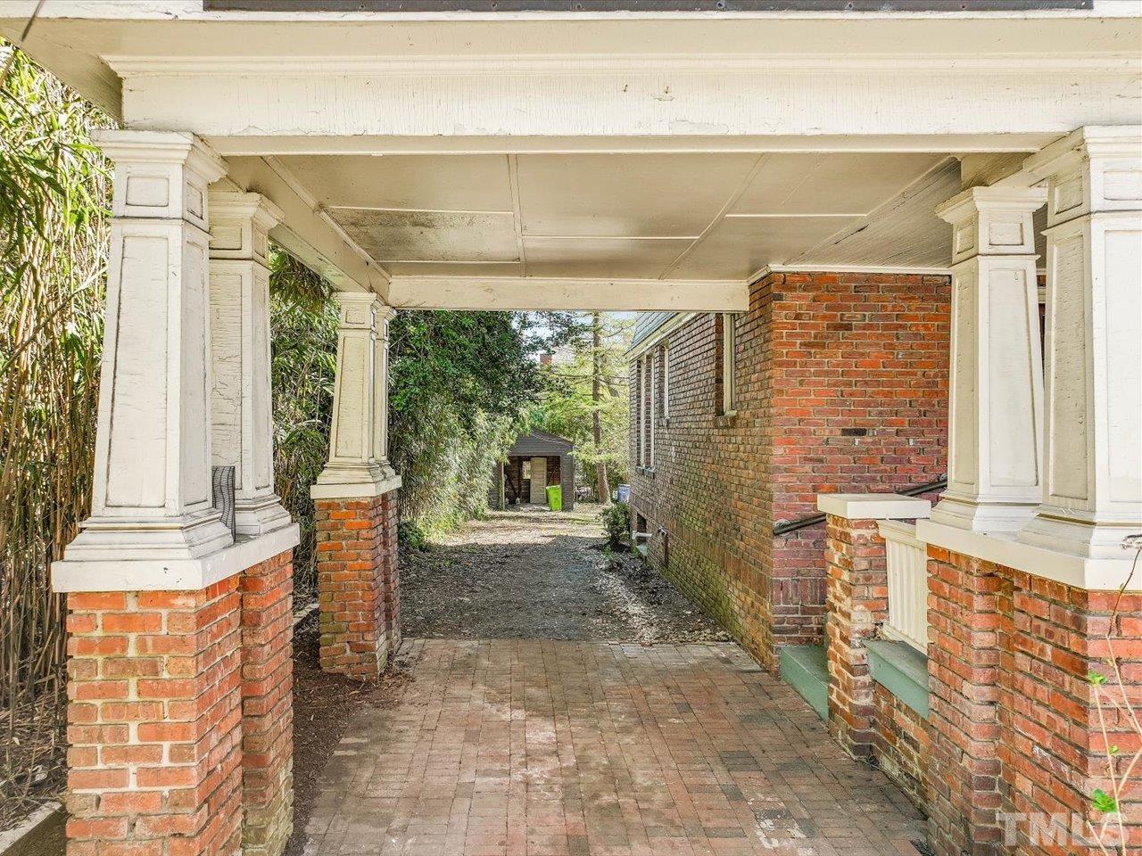 118 Hawthorne Road Raleigh, NC 27605 - Photo 35 of 42 a front view of a house with a porch