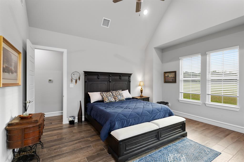 2972 North Trinity Street Decatur, TX 76234 - Photo 14 of 36 Large primary bedroom with vaulted ceilings