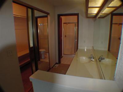 2109 Little River Avenue Santa Rosa, CA 95401 - Photo 7 of 12 View of the master bath area. Vanity on the right. Large closet on the left. Toilet and shower beyond.
