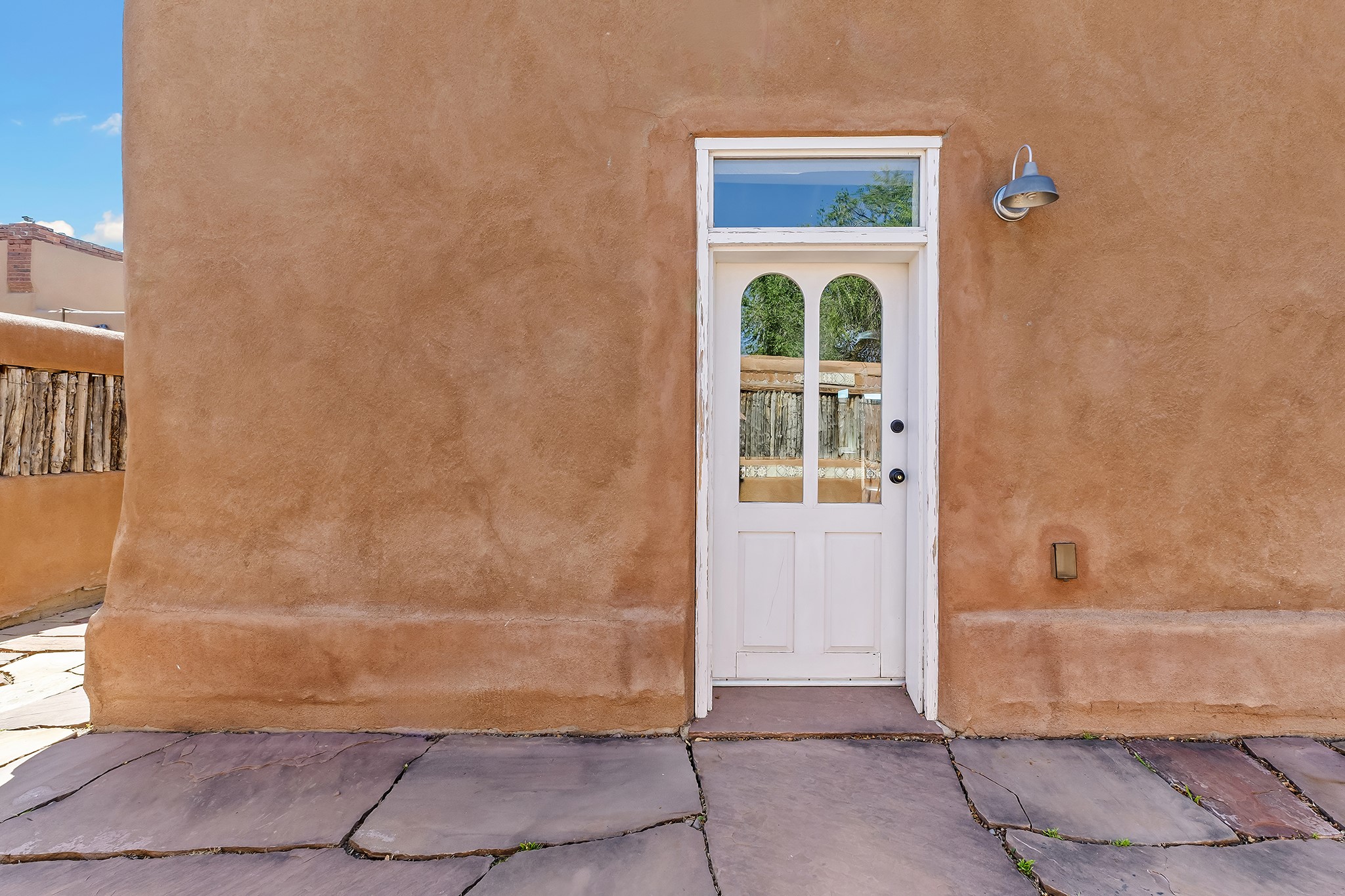 447 Cerrillos Road, Unit 6 Santa Fe, NM 87501 - Photo 42 of 45 Back courtyard - Entrance to living area