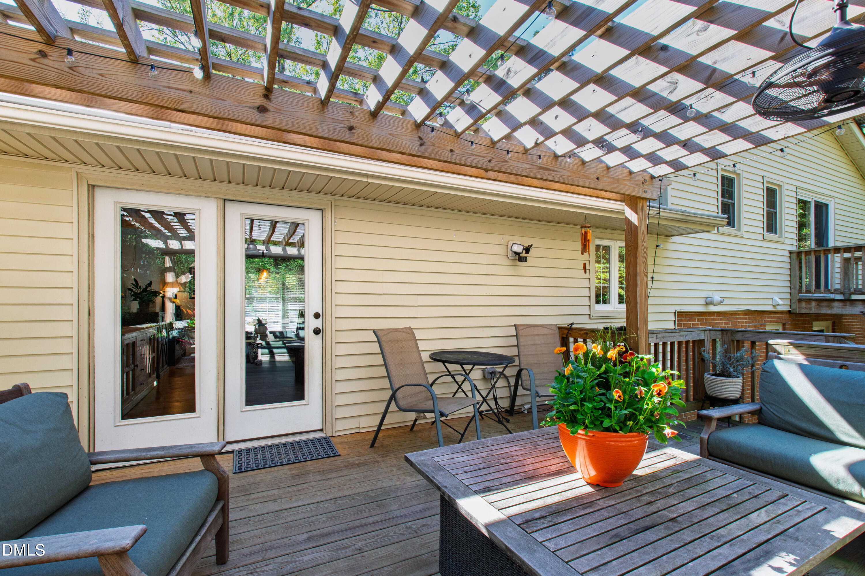 408 Troy Place Raleigh, NC 27609 - Photo 35 of 49 a view of a house with patio outdoor seating