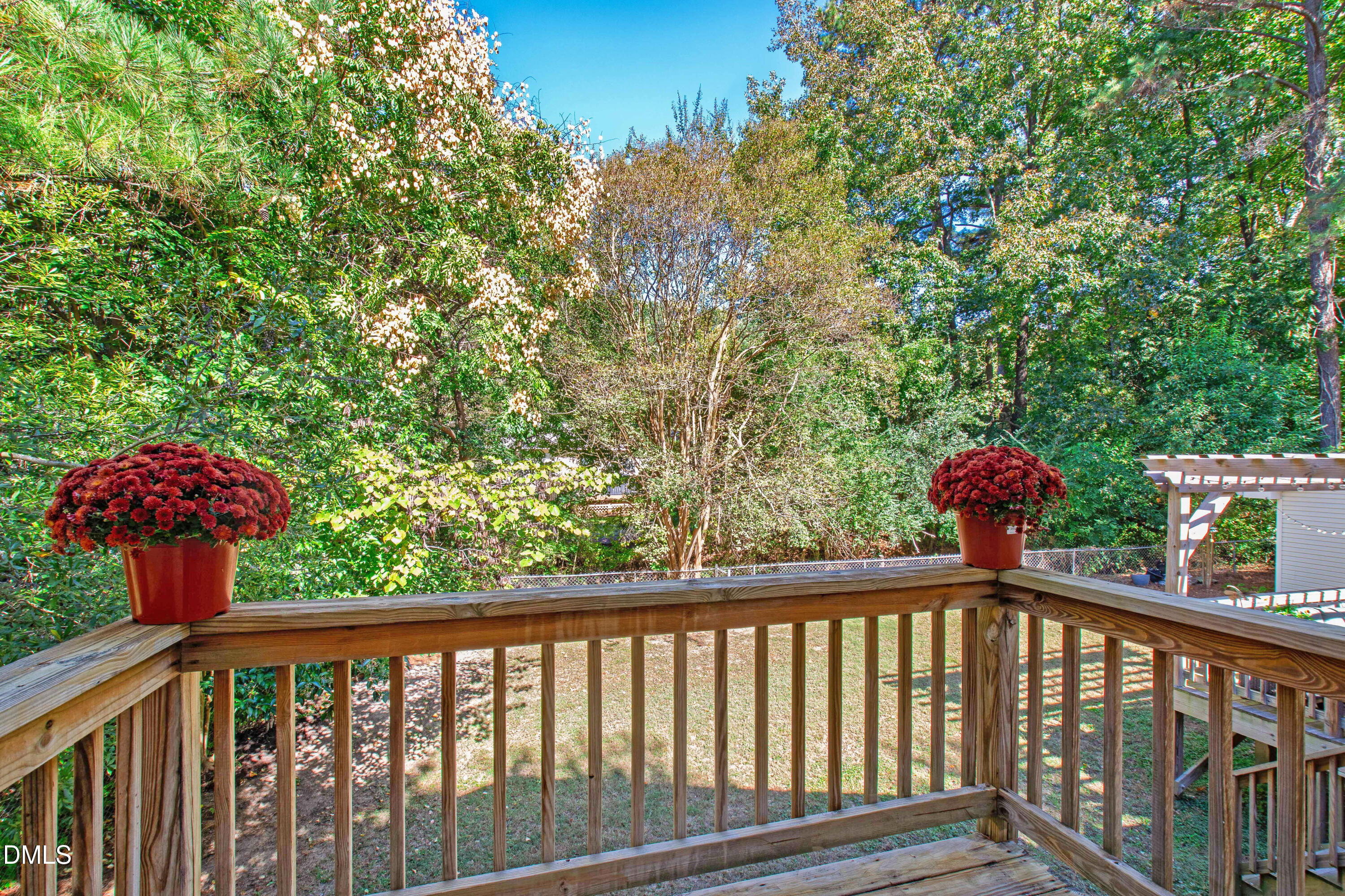 408 Troy Place Raleigh, NC 27609 - Photo 39 of 49 a view of a balcony with an outdoor space
