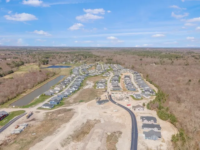 an aerial view of a beach