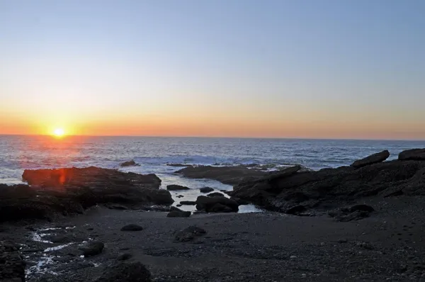 a view of an ocean beach