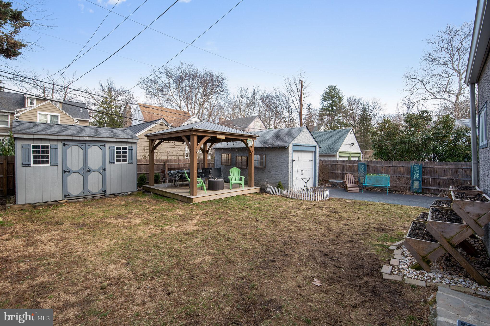 229 Avon Road Narberth, PA 19072 - Photo 29 of 37 Exterior back - Fully Fenced