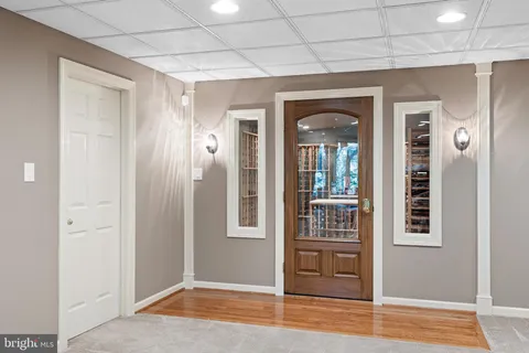 a black and white checkered floor