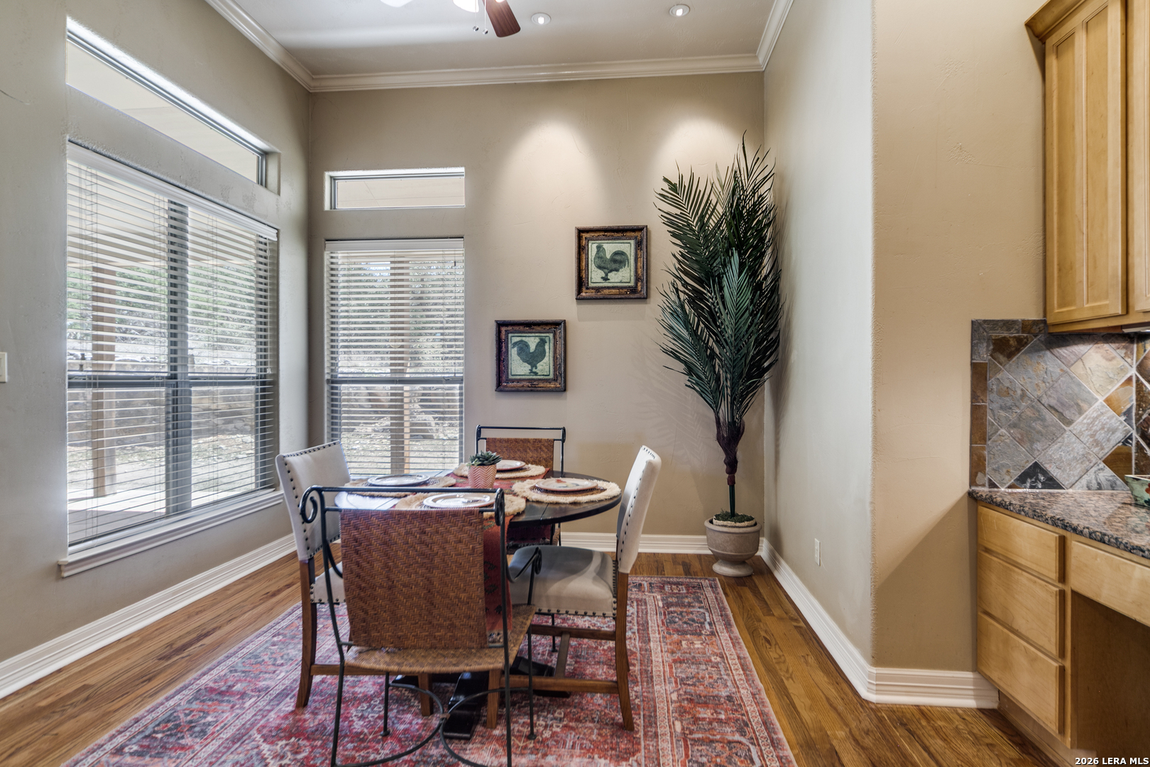 386 Wentworth Spring Branch, TX 78070 - Photo 11 of 30 a dining room with furniture and window