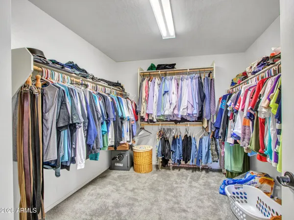 an aerial view of a house with a swimming pool