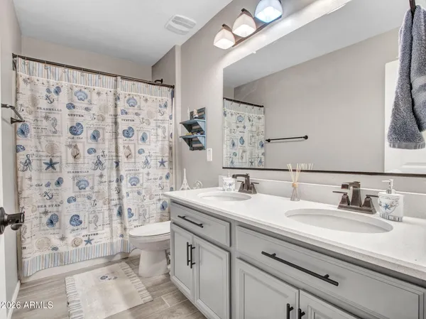 an aerial view of residential building and lake view