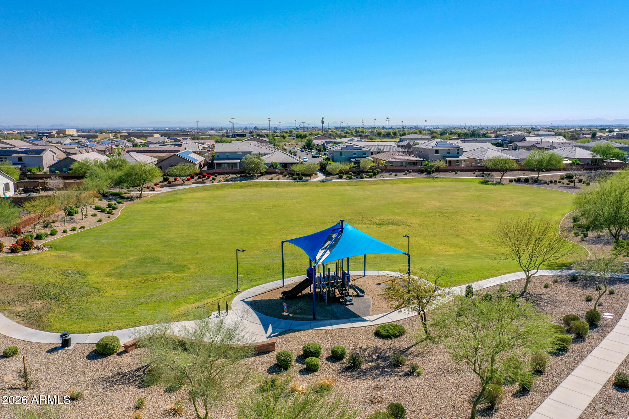 18971 West Clinton Street Surprise, AZ 85388 - Photo 85 of 91 an aerial view of ocean residential house with outdoor space
