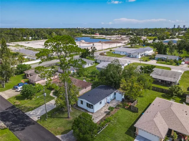 a view of city and ocean