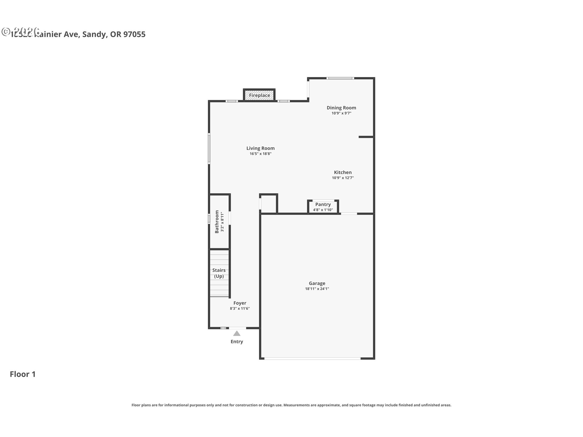 15520 Rainier Avenue Sandy, OR 97055 - Photo 36 of 38 a picture of a floor plan
