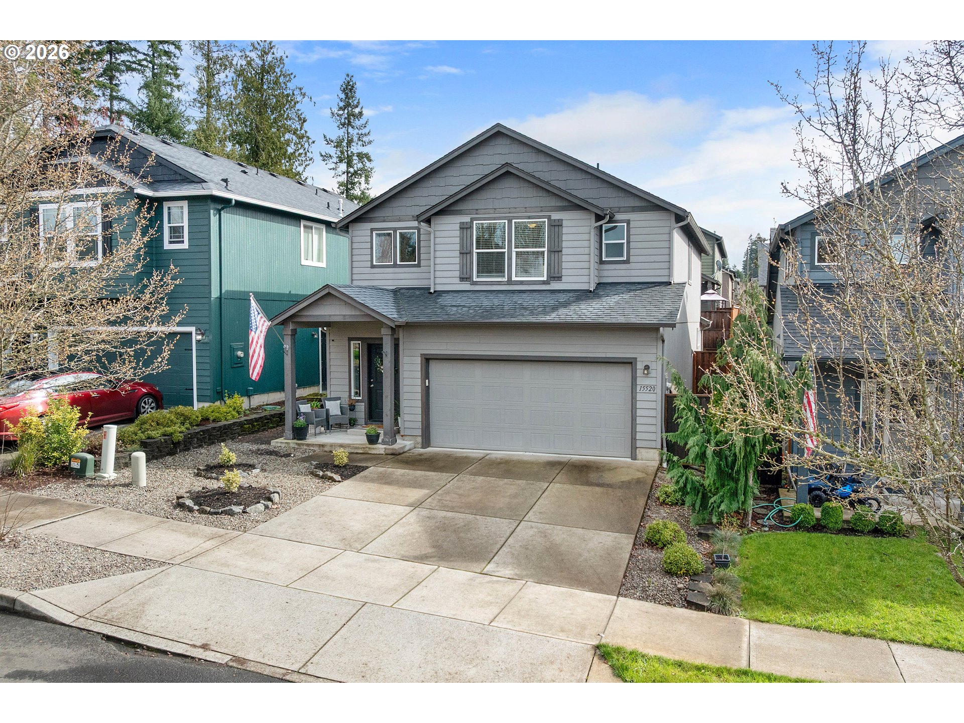 15520 Rainier Avenue Sandy, OR 97055 - Photo 38 of 38 a view of house with yard outdoor seating and entertaining space