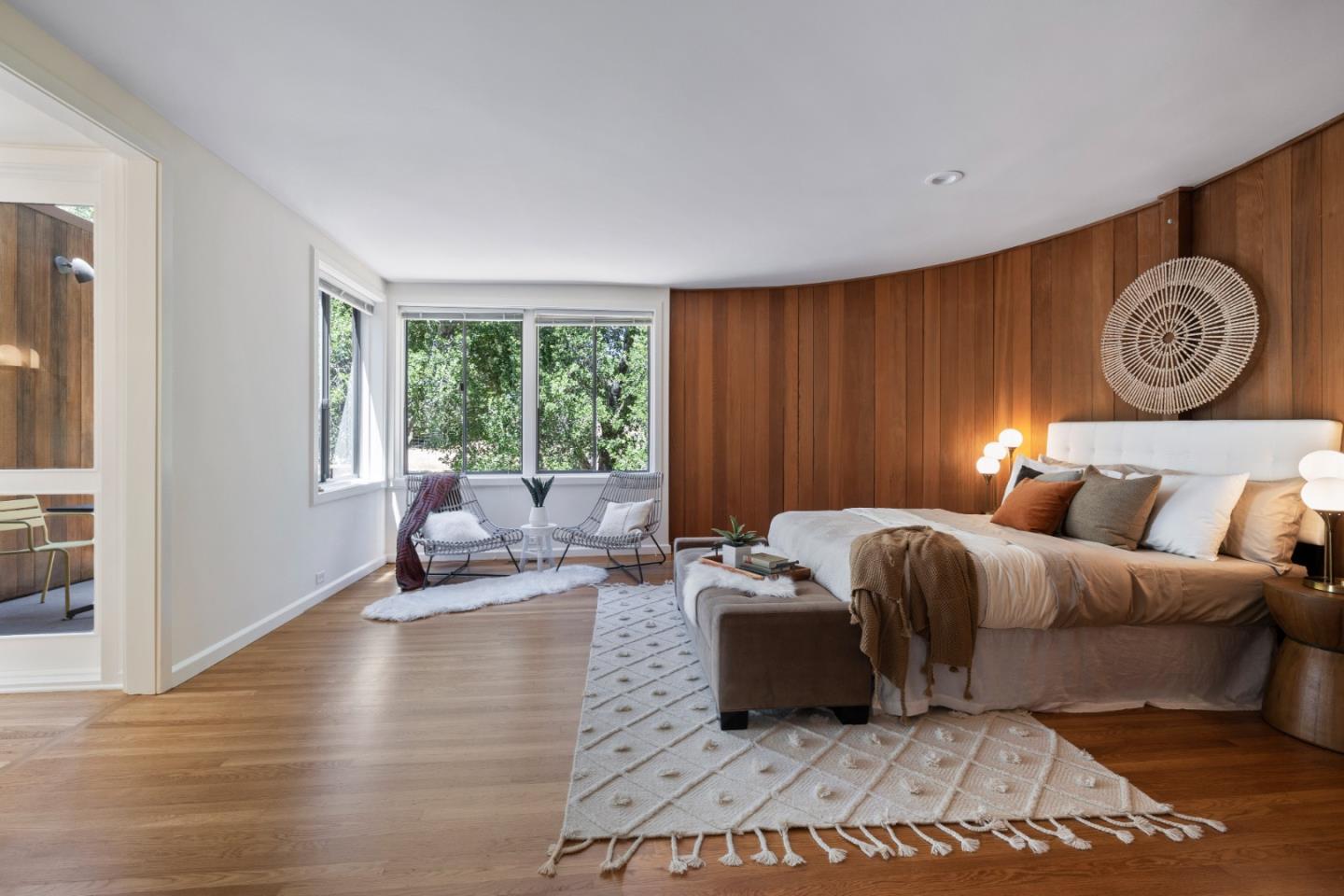 3364 Woodside Road Woodside, CA 94062 - Photo 28 of 48 a living room with furniture and a large window