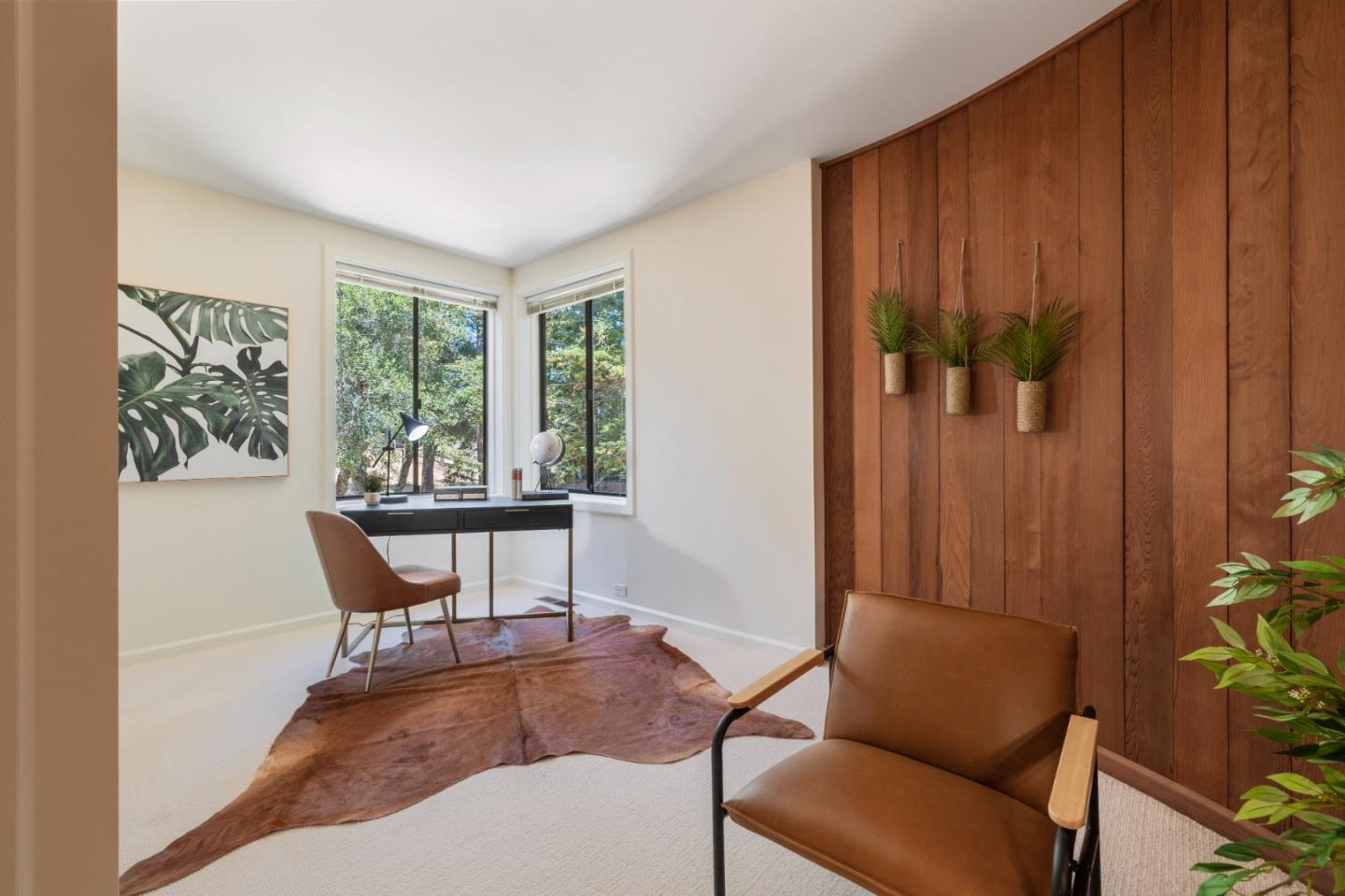 3364 Woodside Road Woodside, CA 94062 - Photo 37 of 48 a dining room with furniture and a window