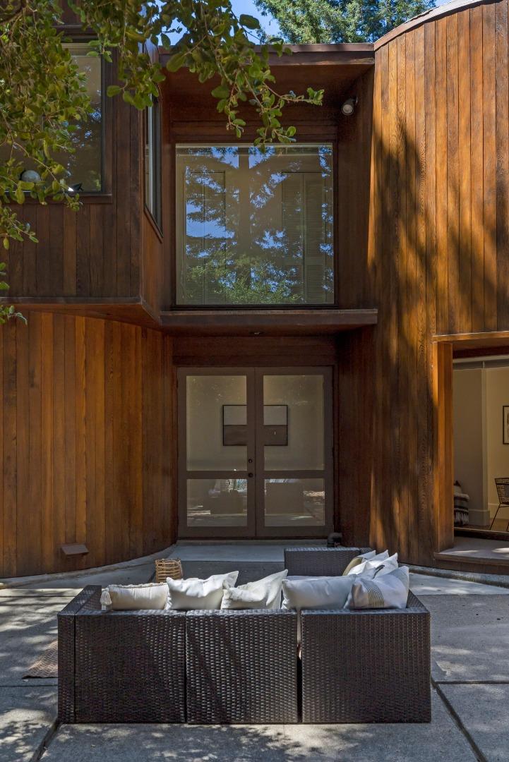 3364 Woodside Road Woodside, CA 94062 - Photo 8 of 48 a front view of a house with street