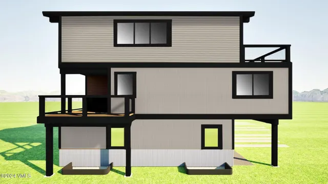 a view of front door of house with an outdoor space