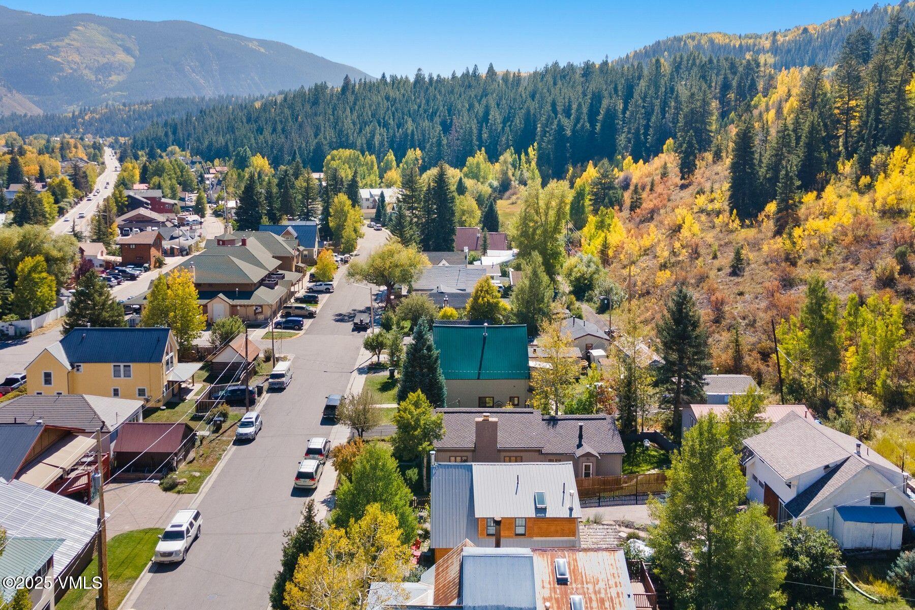 25 Belden Way Minturn, CO 81645 - Photo 10 of 13 an aerial view of residential house with outdoor space and river