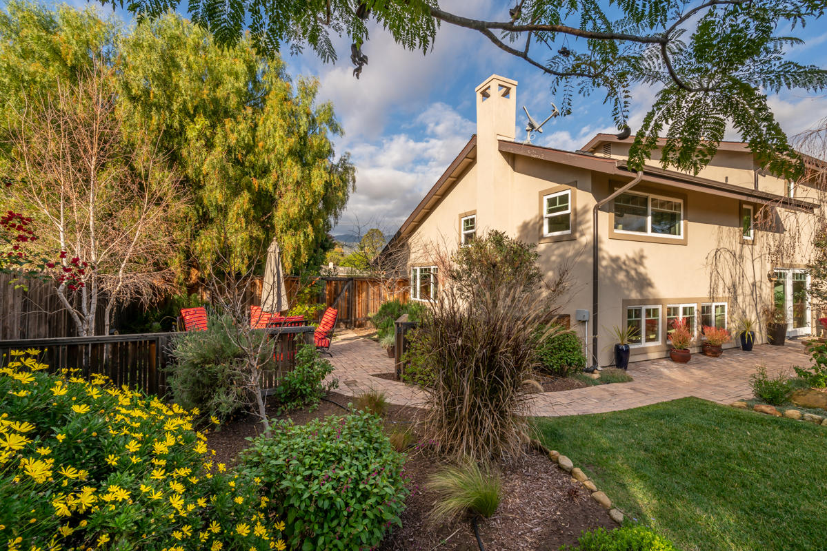 5849 Cathedral Oaks Road Goleta, CA 93117 - Photo 19 of 22 Side Yard Dining Patio
