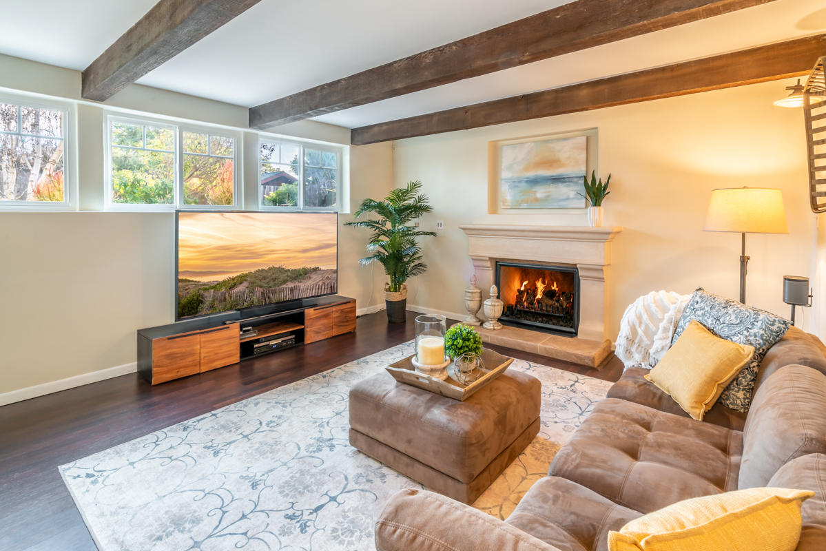 5849 Cathedral Oaks Road Goleta, CA 93117 - Photo 3 of 22 Sunken Family Room
