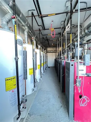 a view of storage and utility room