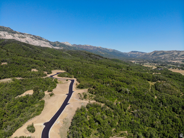 2808 East Arrowleaf Lane, Unit 2 Eden, UT 84310 - Photo 6 of 15 View of mountain backdrop featuring a heavily wooded area