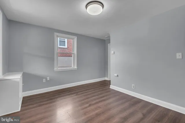 wooden floor in an empty room
