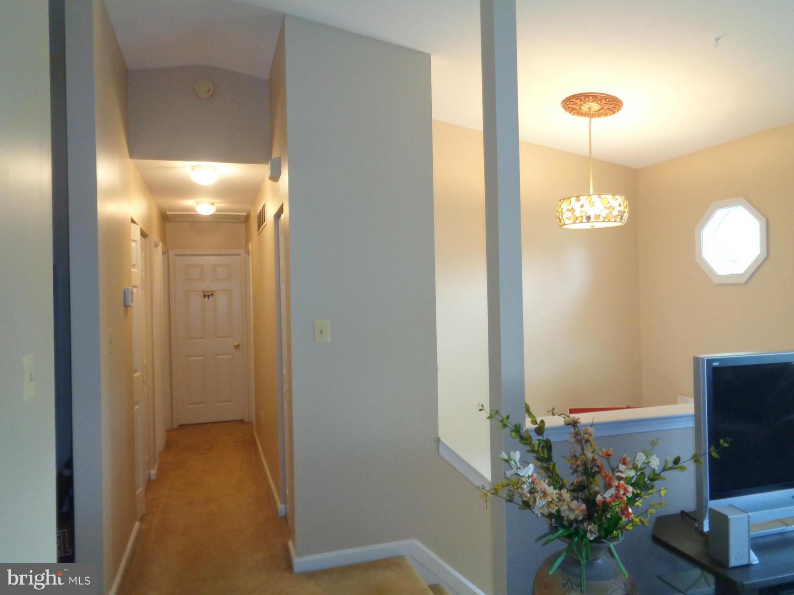 9539 Hallhurst Road Baltimore, MD 21236 - Photo 5 of 24 a view of a hallway with flower pot