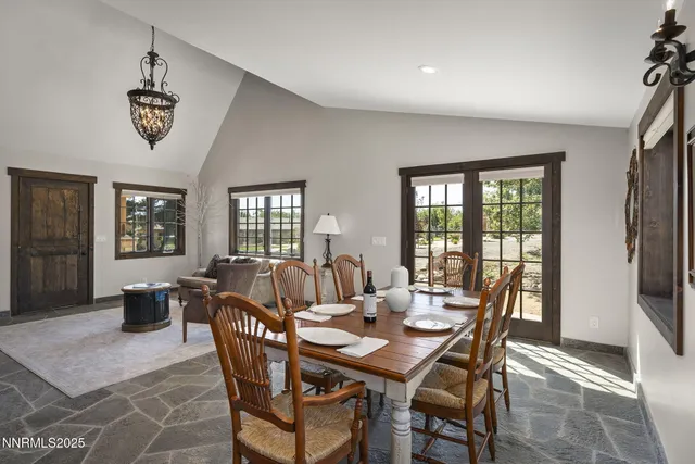 a view of a city with mountains in the background