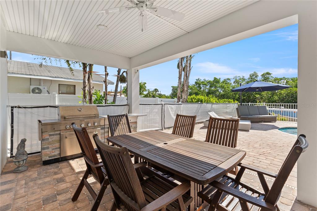 3523 West Shell Point Road Ruskin, FL 33570 - Photo 64 of 89 a view of a dining room with furniture window and outside view