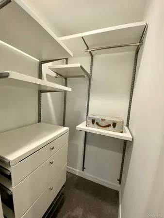 a room with storage and utility